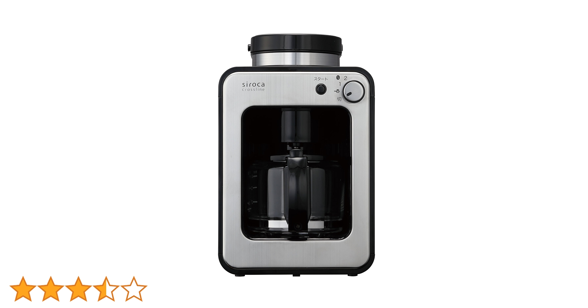 siroca シロカ　全自動コーヒーメーカー　SC-A111 未使用品 Amazon | siroca 全自動コーヒーメーカー SC-A111 [ガラス